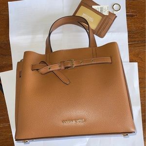 Brand new Michael Kors satchel and keycard holder.